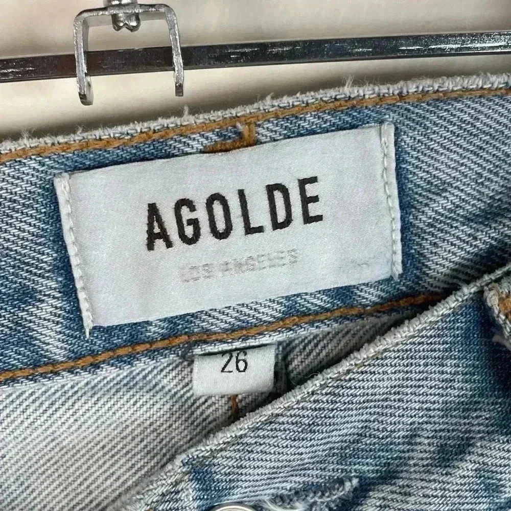 AGOLDE Light Wash Ripley Straight Leg Jean - Picture 7 of 9